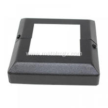 High Quality Black Metal Fence Post Support Cover